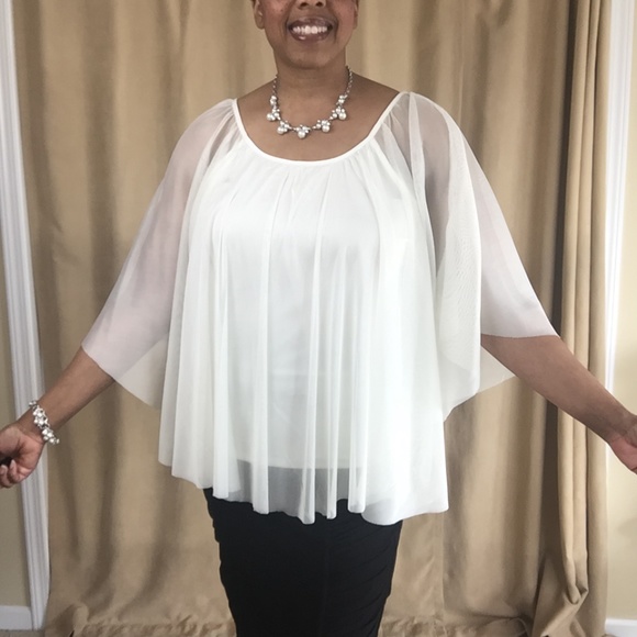 Massini Tank With Sheer Overlay 1X - Picture 1 of 16